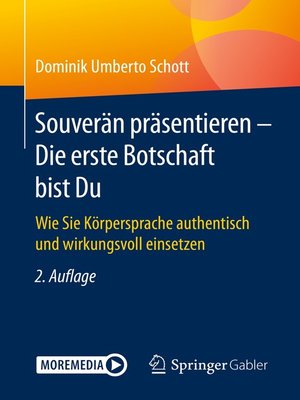 cover image of Souverän präsentieren--Die erste Botschaft bist Du